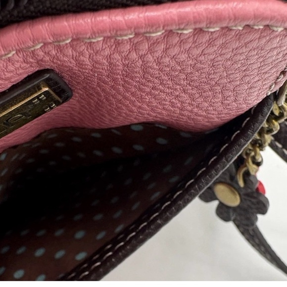 Chala Crossbody Zip Wallet Wristlet Cell Phone Bag Butterfly PETA approved VEGAN - Picture 4 of 7